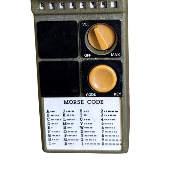 Vintage ERTL Commando Walkie-Talkie Morse Code Combat Radio Working - Picture 2 of 10